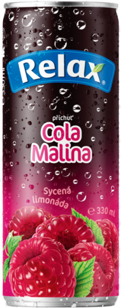 Relax limonáda Cola Malina 330ml