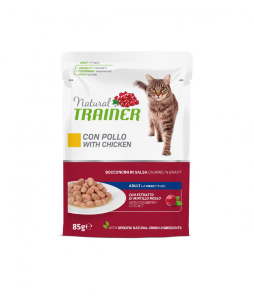 Kapsička Trainer Natural CAT AD.  kuře  85g