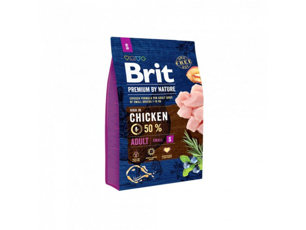 Brit Premium by Nature Adult S 3kg