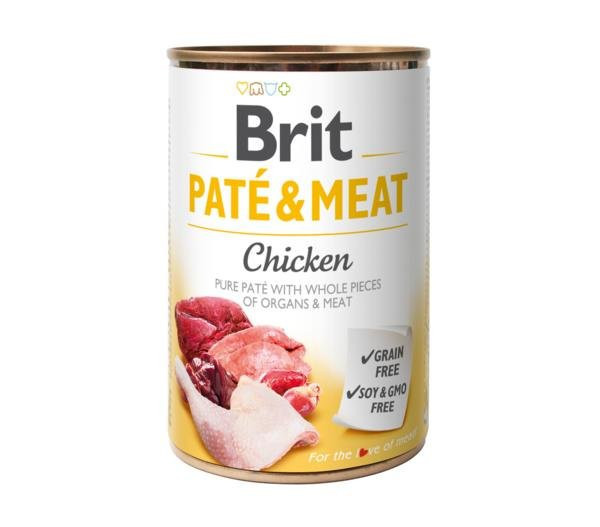 Konzerva Brit Pate & Meat Chicken 400g