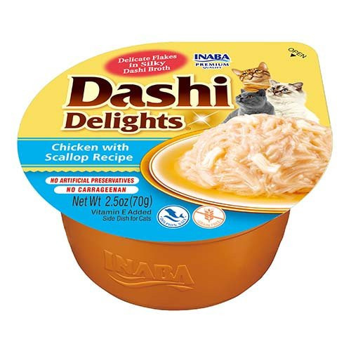 Dashi Delights vanička kuře s hřebenatkou 70g