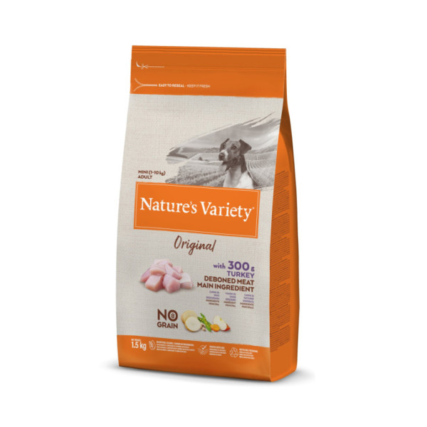 Nature´s variety no grain pro malé psy s krůtou 1,5kg