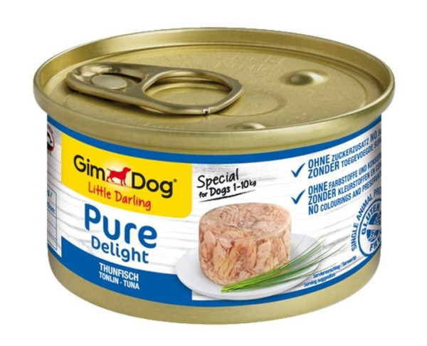 Konzerva GIMDOG PURE DELIGHT tunak 85g