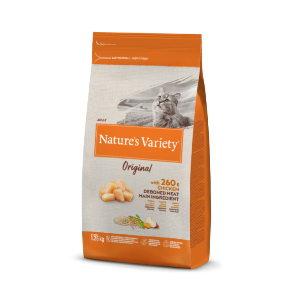 Nature´s variety original pro kočky s kuřecím  1,25kg