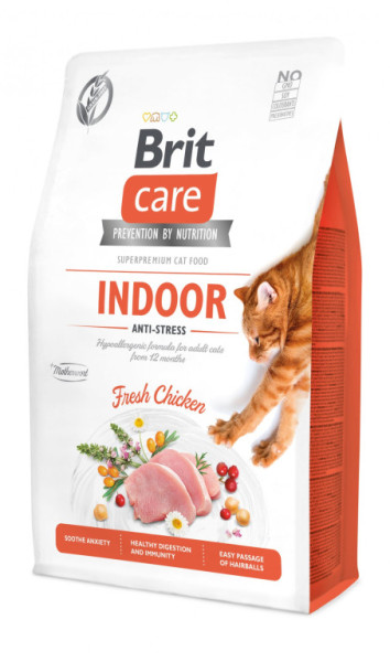 Brit Care Cat Grain-Free Indoor Anti-stress 2kg