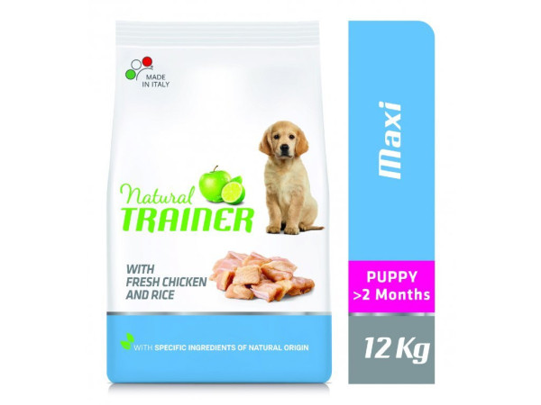 TRAINER Natural Maxi Puppy čerstvé kuře 12kg