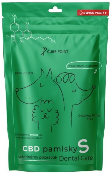 Curepoint CBD pamlsek Dental Care S 100g