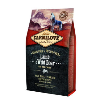 Carnilove Lamb & Wild Boar for Adult 4 kg