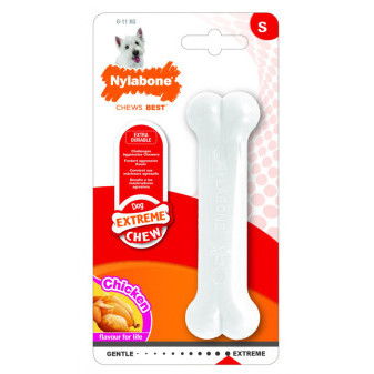 Nylabone hračka Extreme kost příchuť kuře S