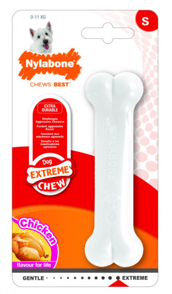 Nylabone hračka Extreme kost příchuť kuře S