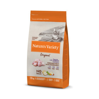 Nature´s variety original pro kočky s krůtím  1,25kg