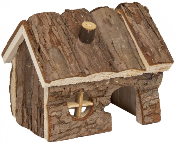 FLAMINGO domeček HOUSE GRITTY WOOD S 14,5x11x11,5cm