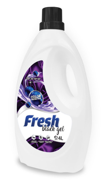 Prací gel Fresh Black, 4l