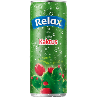 Relax limonáda plech kaktus 330ml