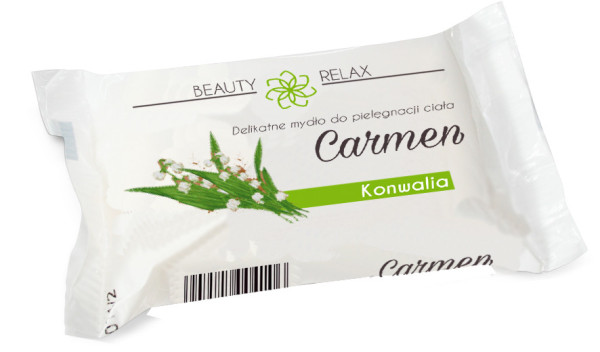 Tuhé mýdlo Carmen konvalinka 100g