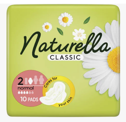 Naturella Classic Normal Plus velikost 2 Vložky s křidélky 10 ks