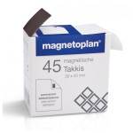 Magnetoplan Takkis samolepící magnety 30 x 20 mm (45ks)