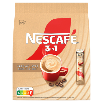 Nescafé 3v1 bag creamy latté, 10x15g