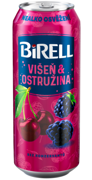 Birell 0,5l ostružina a višeň