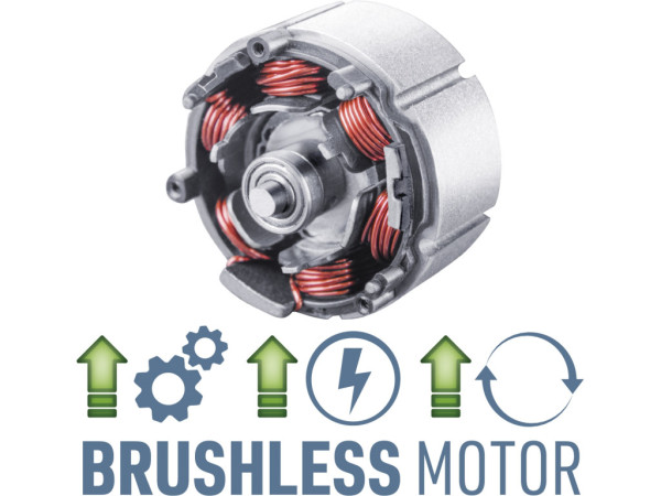 vrtací šroubovák aku s příklepem SHARE20V, BRUSHLESS, 2Ah