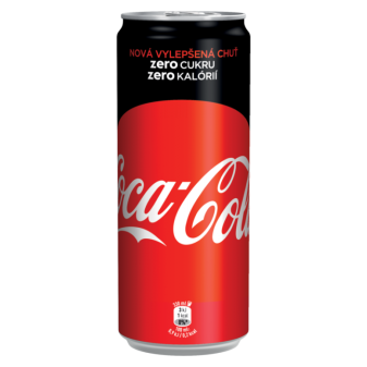 Coca cola zero 330 ml plech